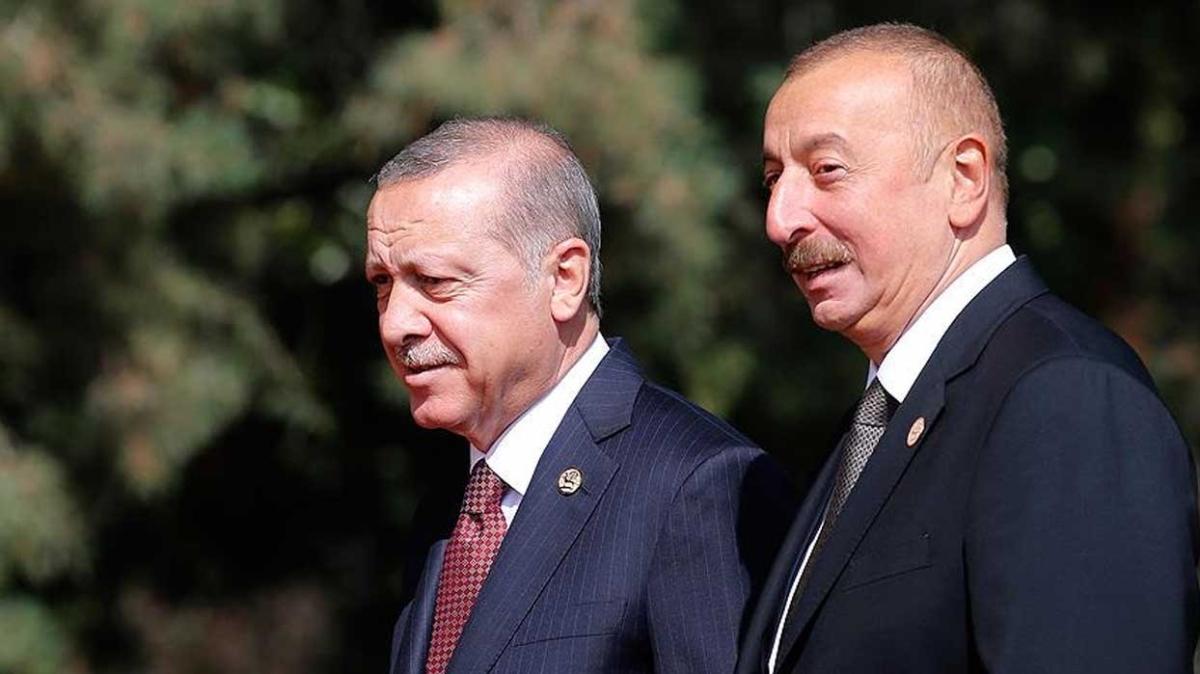 Bakan Erdoan ve Aliyev'in ortak faaliyetleri kitaplatrld