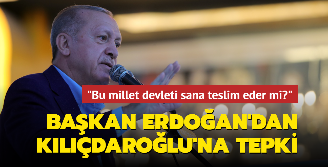 Bakan Erdoan'dan Kandil k... 'Bay Kemal bu millet bu devleti sana teslim eder mi"'