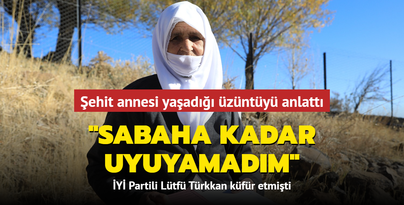 Lütfü Türkkan küfür etmişti... Şehit annesi yaşadığı üzüntüyü anlattı: Sabaha kadar uyuyamadım