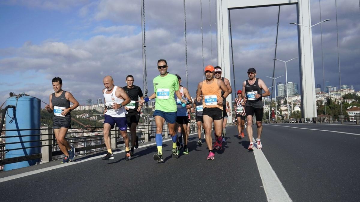 54 elit atletin katlaca stanbul Maratonu heyecan balyor