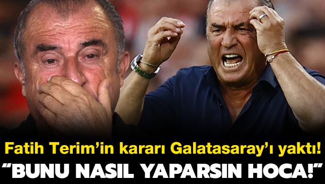 'Bunu nasıl yaparsın hoca!' Fatih Terim'in kararı Galatasaray'ı yaktı! Emre Kılınç detayı