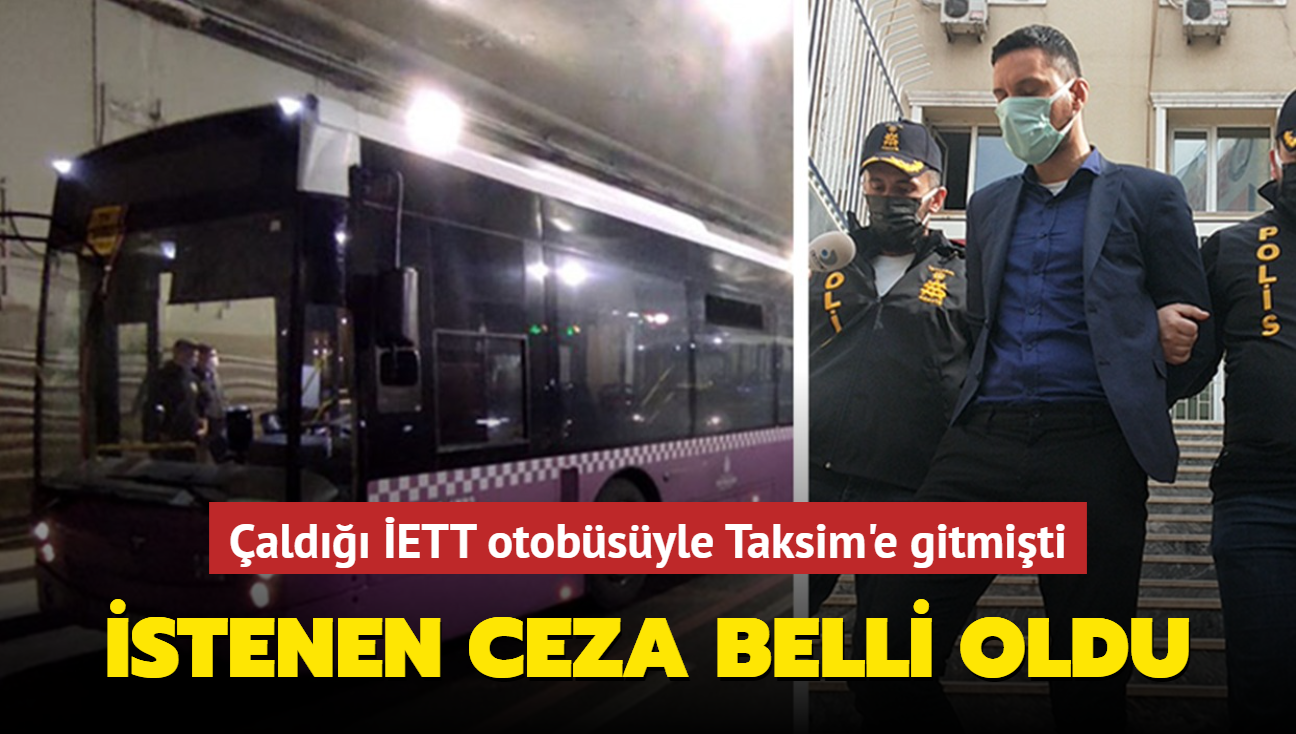 ald ETT otobsyle Taksim'e gitmiti: stenen ceza belli oldu