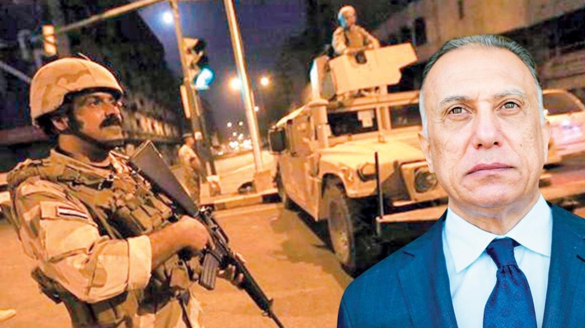 El-Kazmi'nin konutunu SHA vurdu! Irak Babakan'na suikast giriimi