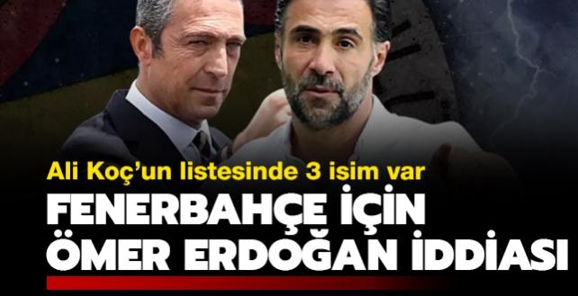 Fenerbahçe'de Ömer Erdoğan sürprizi! Ali Koç'un listesinde 3 isim var! Vitor Pereira...