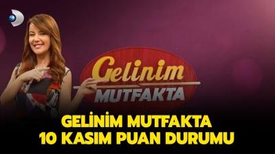 Gelinim Mutfakta gn birincisi kim? Gelinim Mutfakta 10 Kasm puan durumu akland!