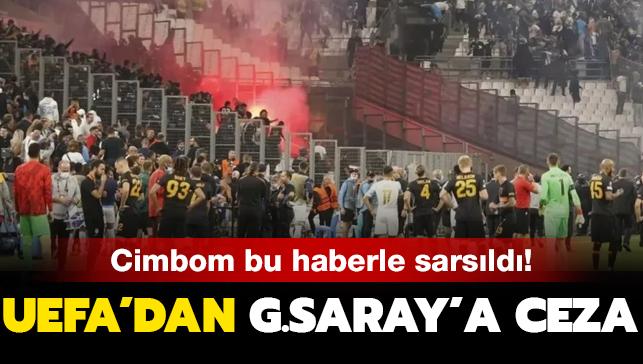 UEFA Galatasaray'a ceza verdi