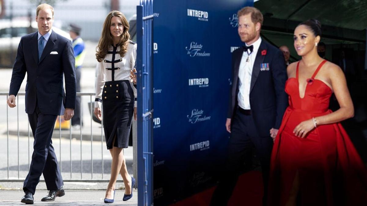 Meghan Markle ve Kate Middleton'n tercihleri sosyal medyay ikiye bld