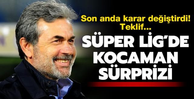 Süper Lig'de Aykut Kocaman sürprizi! Son anda karar değiştirdi! Teklif...