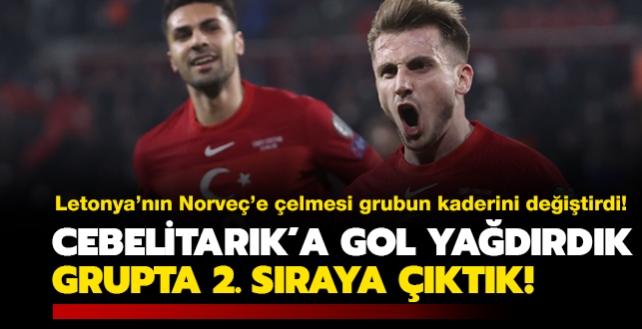 Cebelitark'a gol yadran Milli Takmmz, grubunda 2. sraya ykseldi!