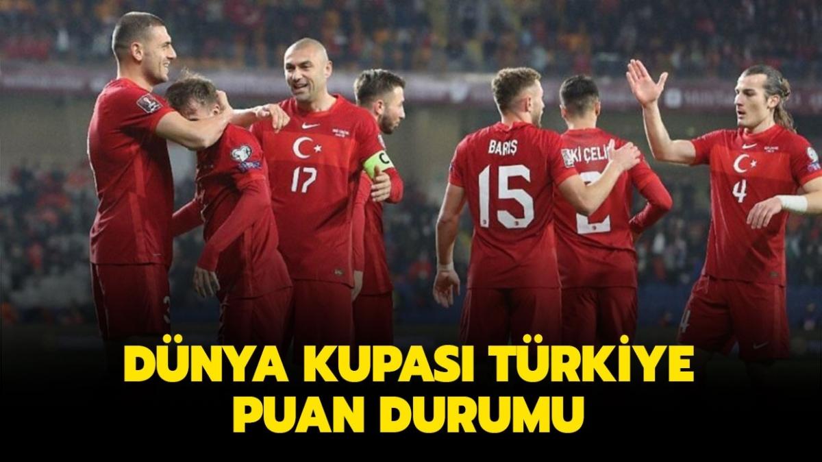 2022 Dnya Kupas Trkiye puan durumu nasl" Dnya Kupas G Grubu Trkiye puan durumu