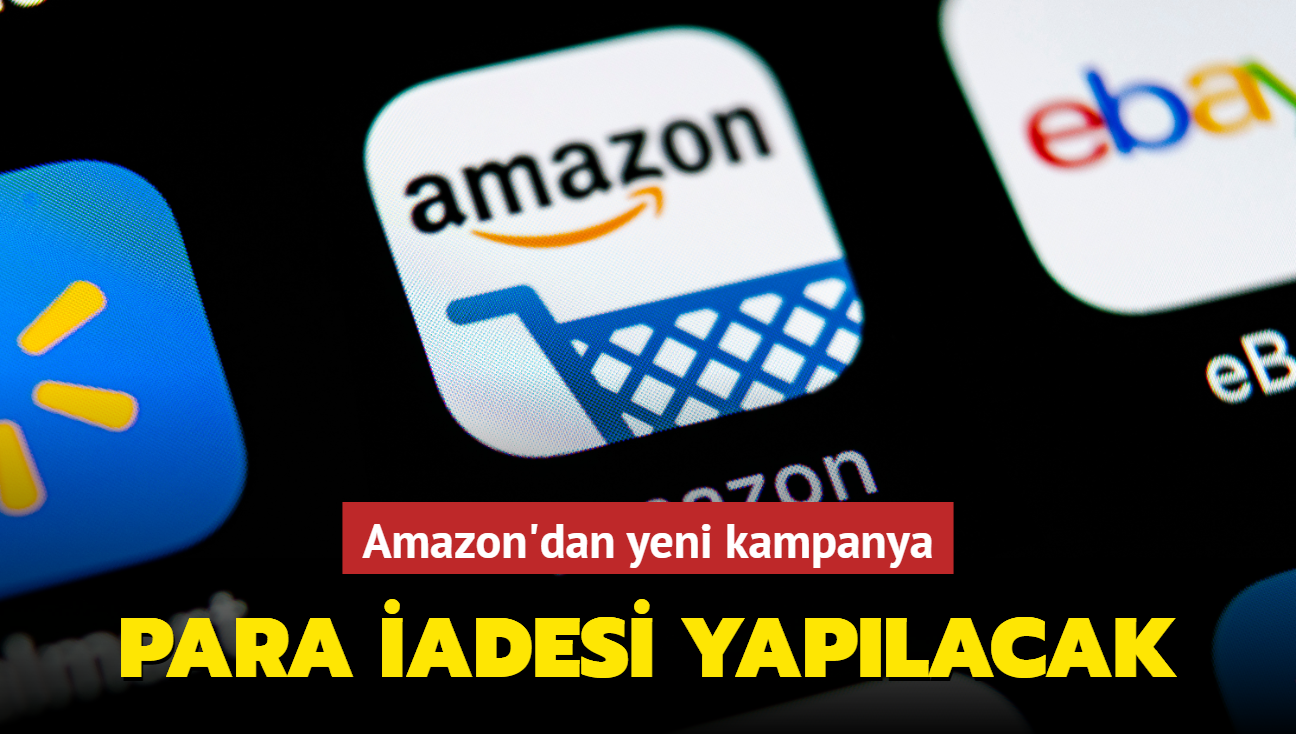 Amazon, fiyatı düşen ürünler için para iadesi yapacağı yeni bir kampanya başlattı