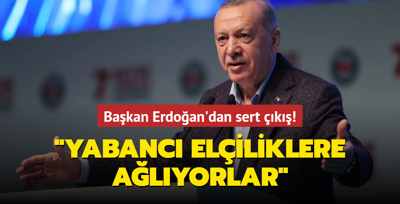 Başkan Erdoğan, Memur-Sen buluşmasında konuştu: Yabancı elçiliklere ağlıyorlar