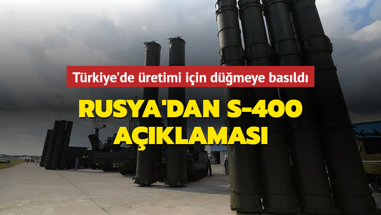 Rus Rosoboronexport'tan S-400 aklamas... "Trkiye'de retimi iin teknoloji transferi balad"