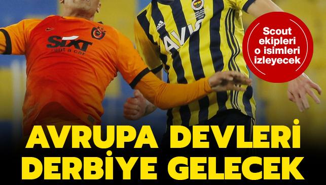 Galatasaray - Fenerbahe derbisine scout yamuru