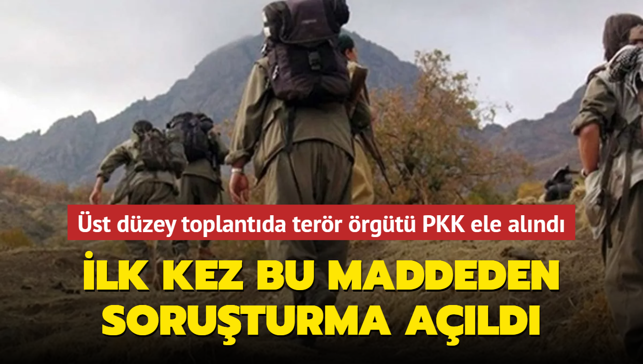 PKK'ya tarihte ilk kez 'insan ticareti'nden soruturma ald