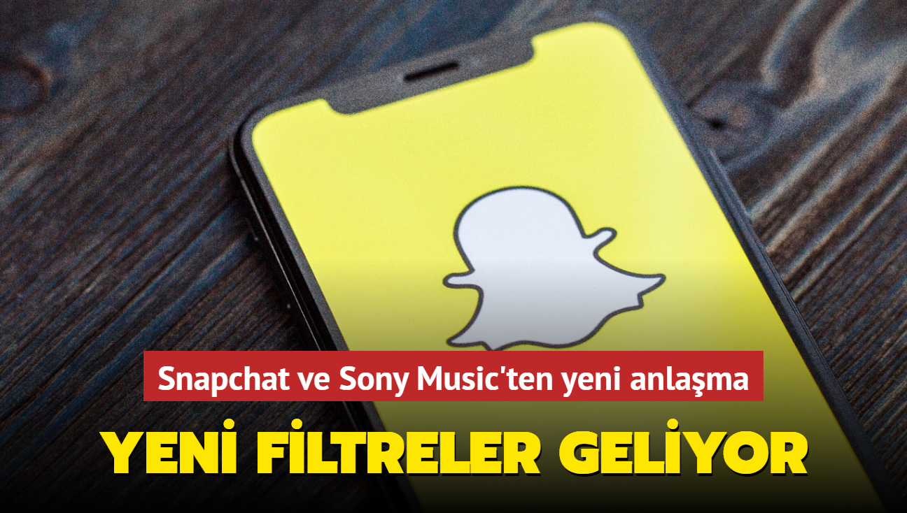 Snapchat ve Sony Music, yeni bir lisans anlamas imzalad