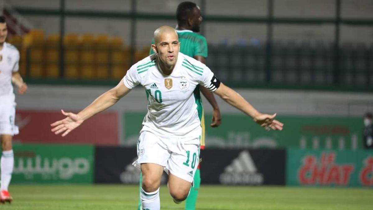 Feghouli att, Cezayir play-off biletini kapt