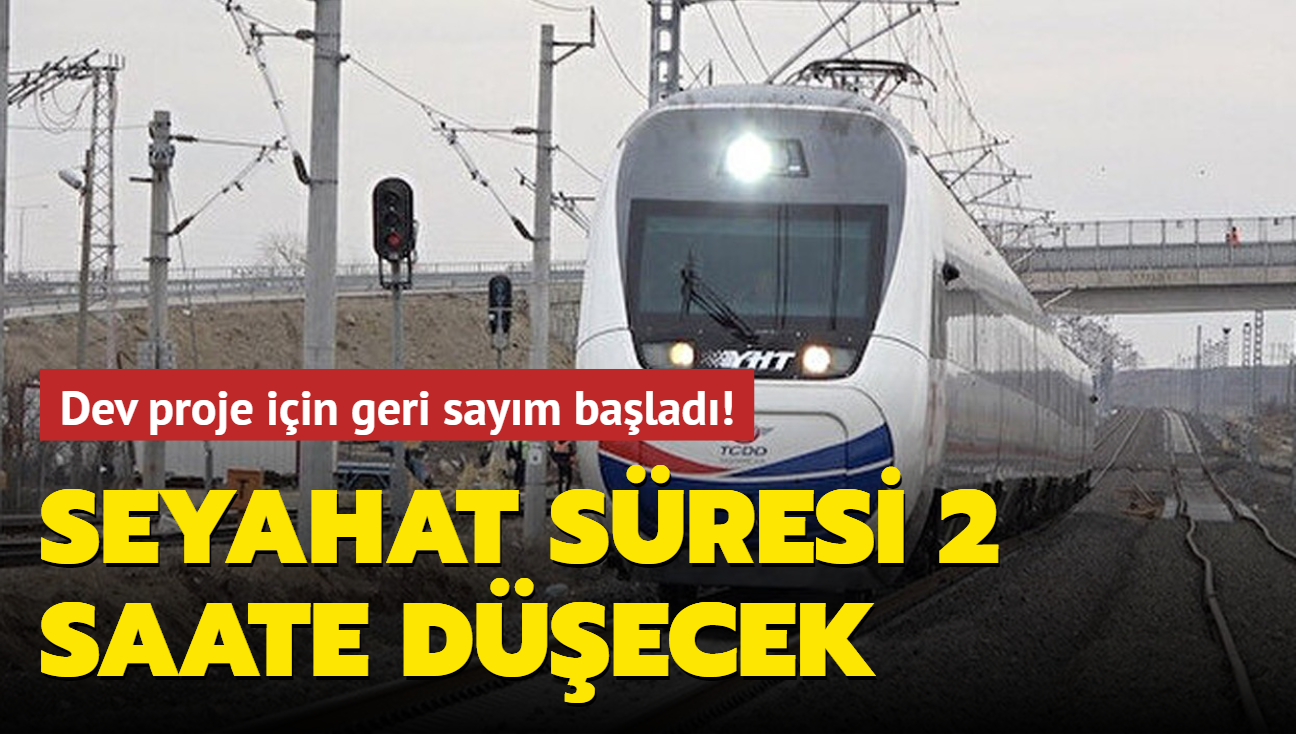 Ankara-Sivas arasndaki demir yolu seyahat sresi 2 saate decek