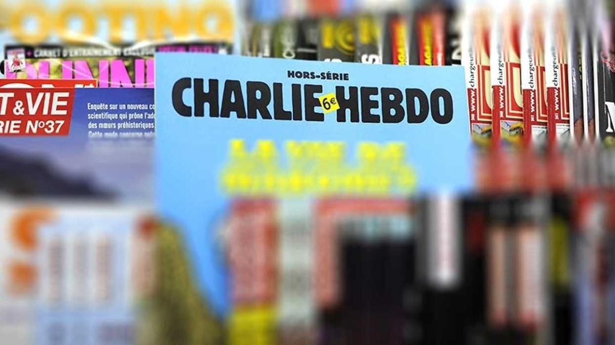 Charlie Hebdo'nun Bakan Erdoan'a hakaret davasnn ilk durumas grld