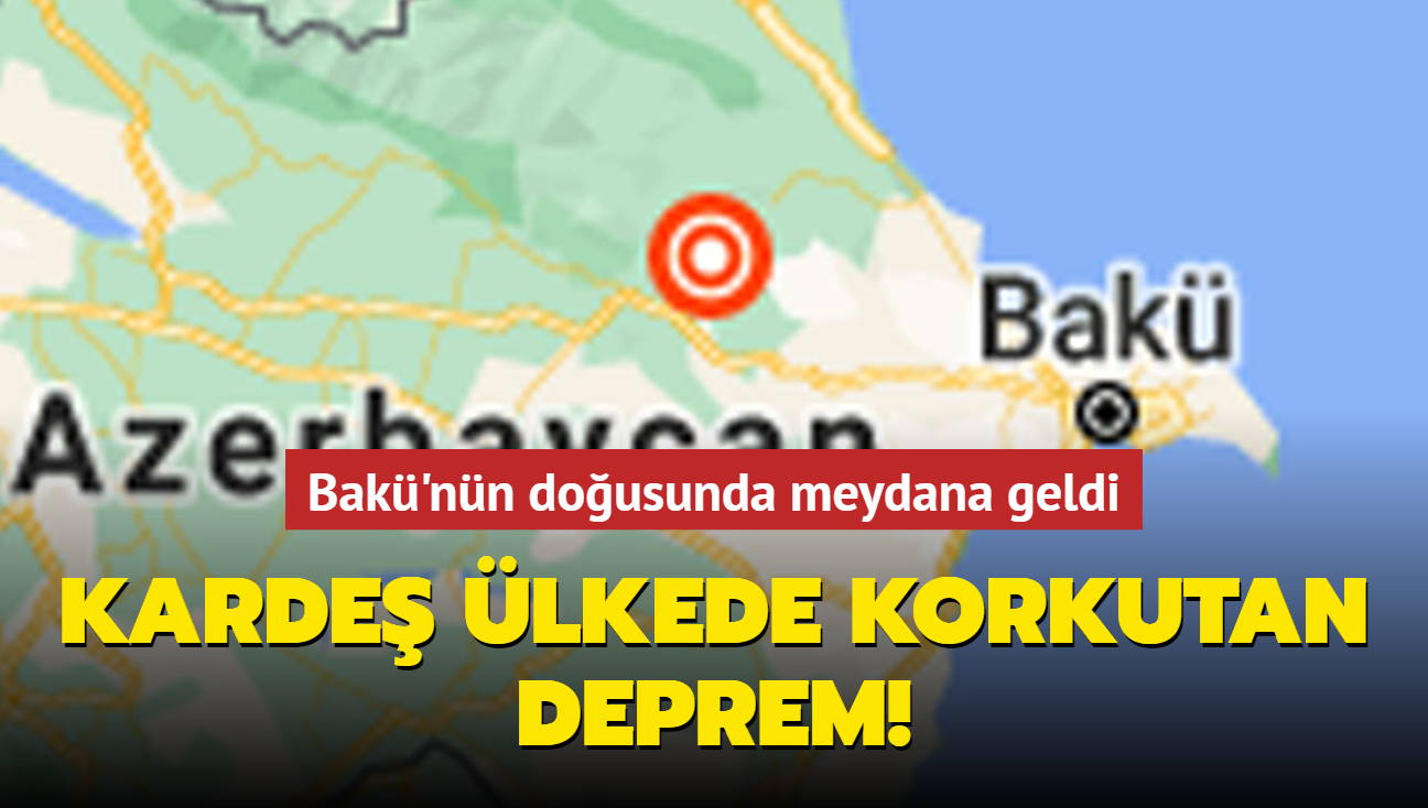 Azerbaycan'da deprem! amah blgesi 5.1 ile salland