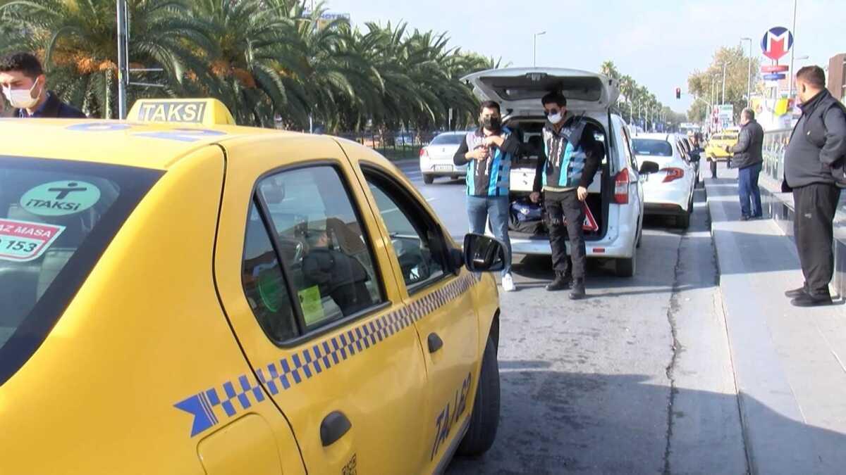 Kurala uymayan taksiciler cezay yedi... zr kabahatinden byk!