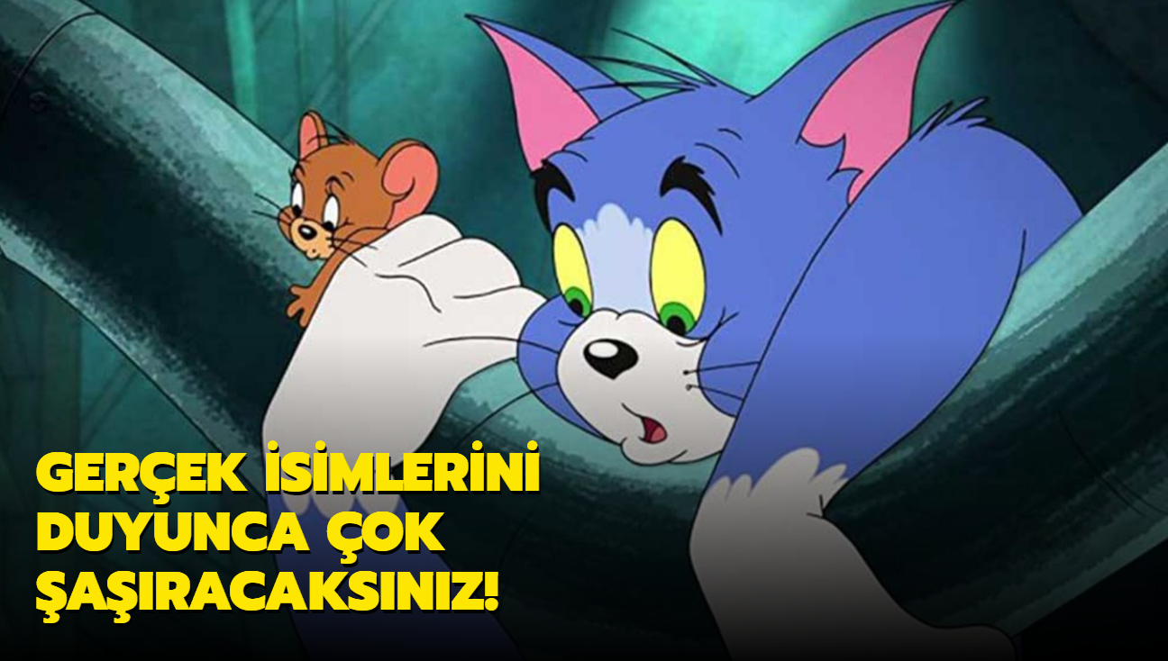 Tom ve Jerry'nin gerek isimlerini duyunca ok aracaksnz!
