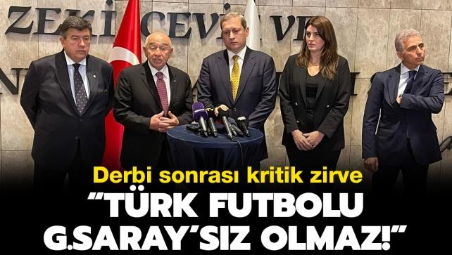 Nihat zdemir'den Galatasaray'a destek: Trk futbolu Galatasaray'sz olmaz