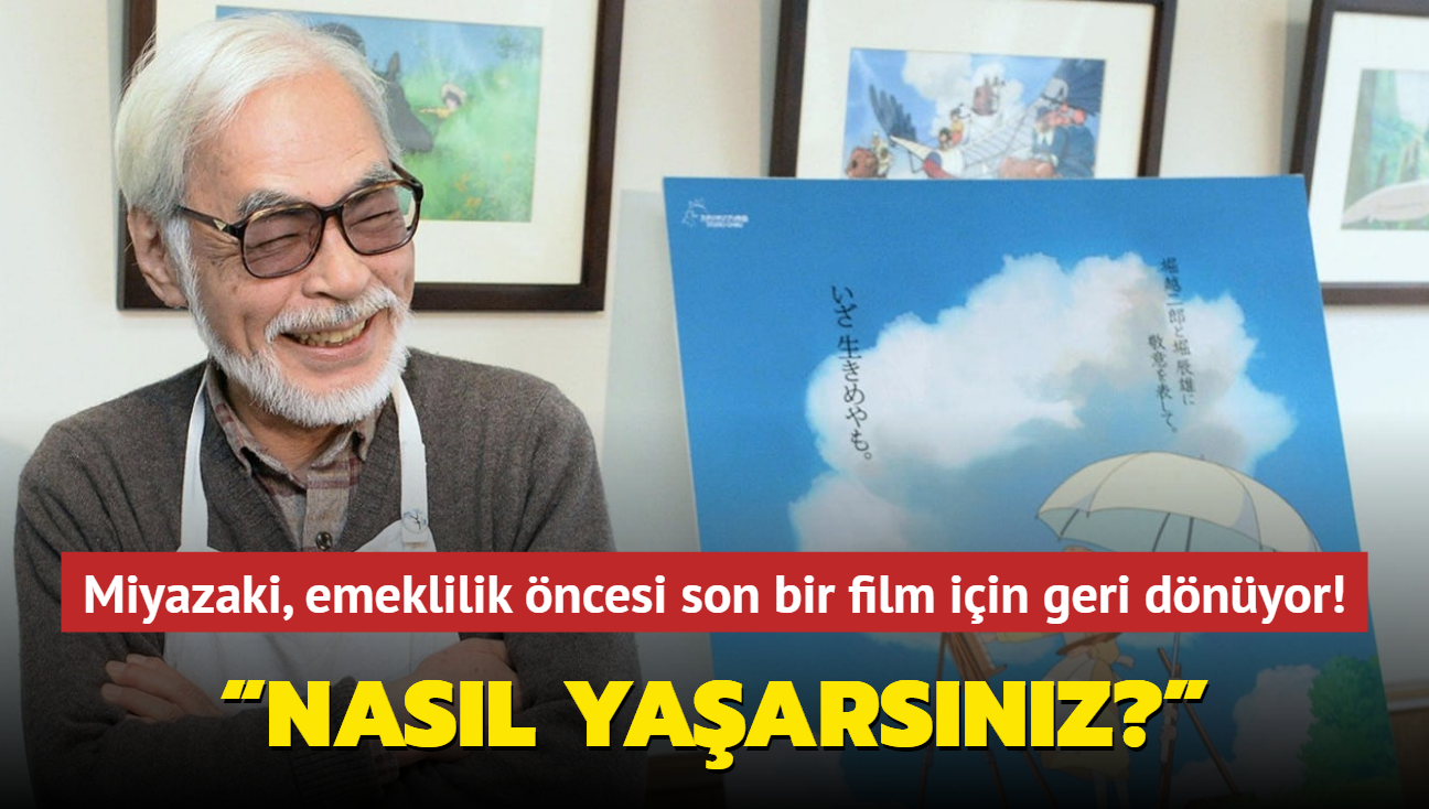 Animasyon ustası Miyazaki emeklilikten vazgeçti...