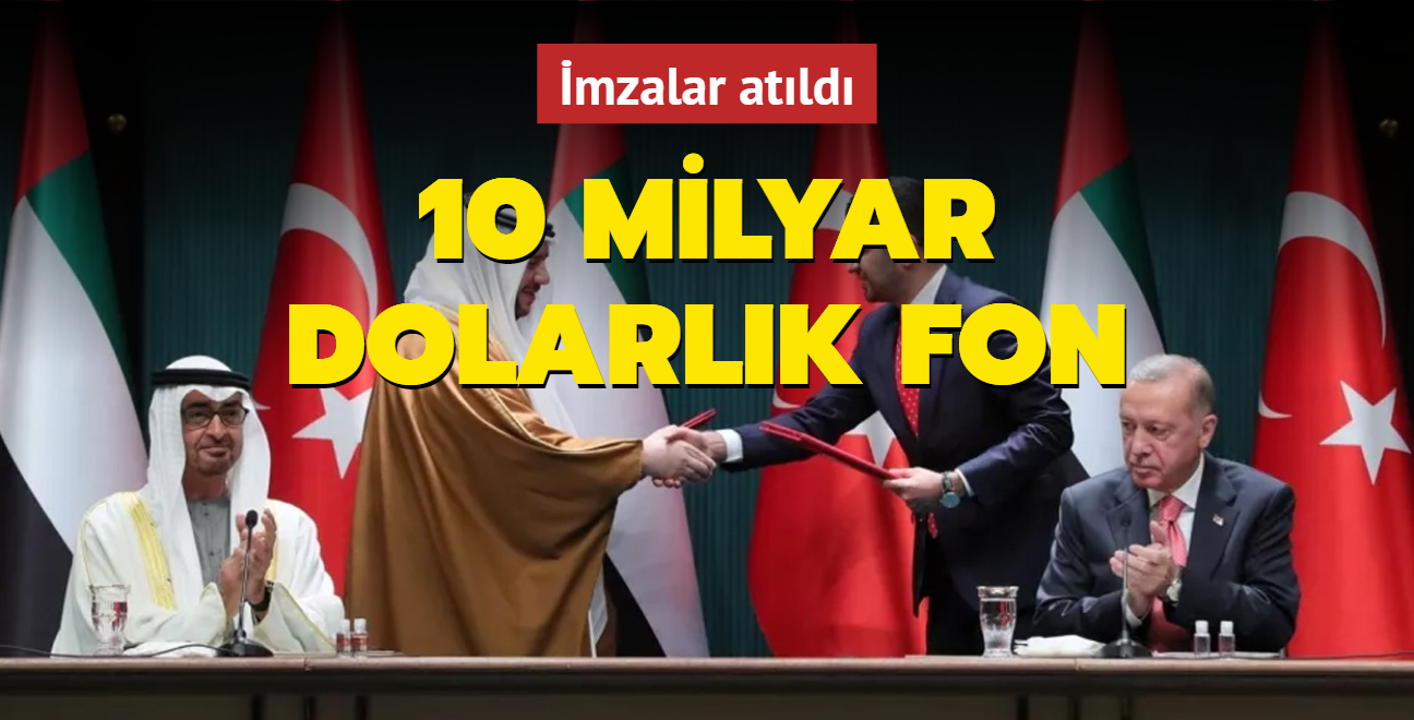 BAE Veliaht Prensi Zayed Ankara'da... Külliye'de imza töreni: 10 milyar dolarlık fon