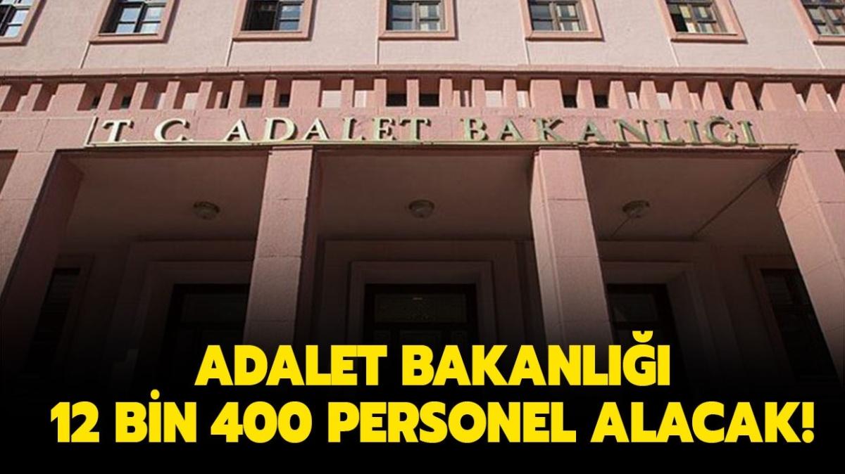Adalet Bakanl personel alm 2022 artlar neler" Adalet Bakanl 12 bin 400 personel alacak! 