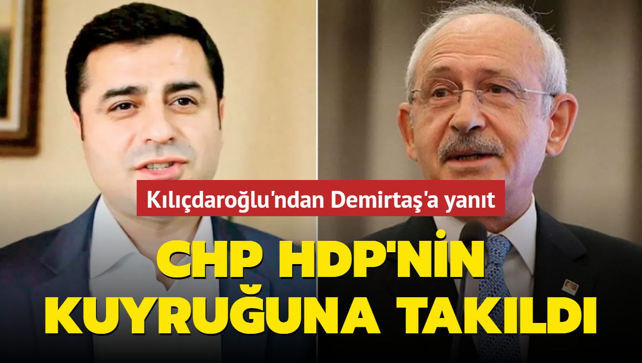 CHP, HDP'nin kuyruuna takld