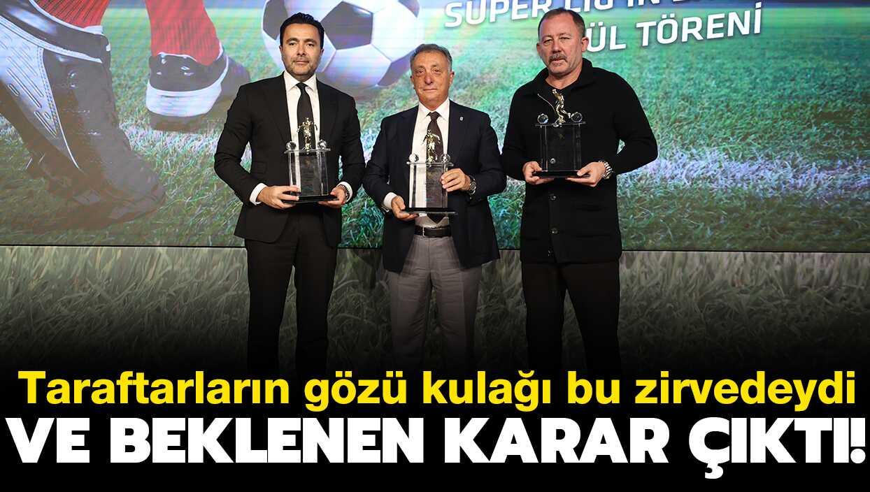 Be�ikta�'ta Sergen Yal��n karar� verildi