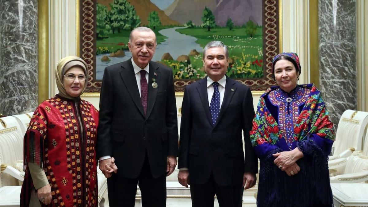 Emine Erdoan'dan 'Trkmenistan' paylam