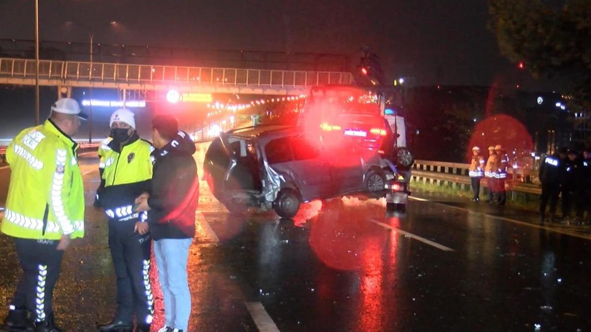 TEM Otoyolu'ndan zincirleme trafik kazası