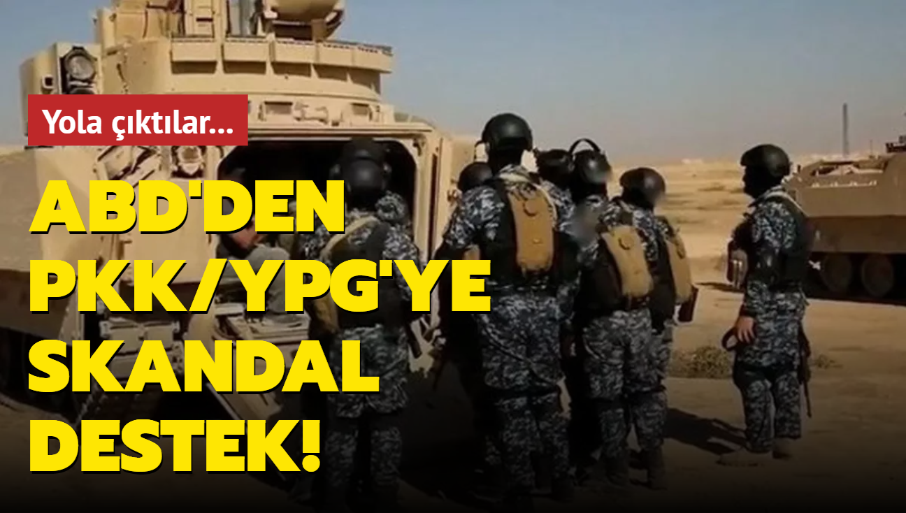 ABD'den terör örgütü PKK/YPG'ye skandal destek! Yola çıktılar...