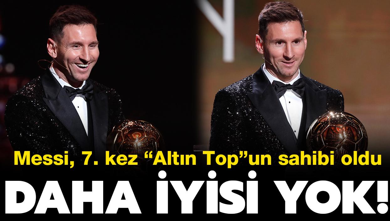 Lionel Messi, 7. kez "Altın Top" ödülünü kazandı