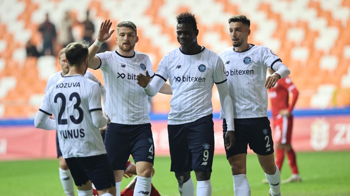 31 dakikada 5 gol atan Adana Demirspor kupada turladı