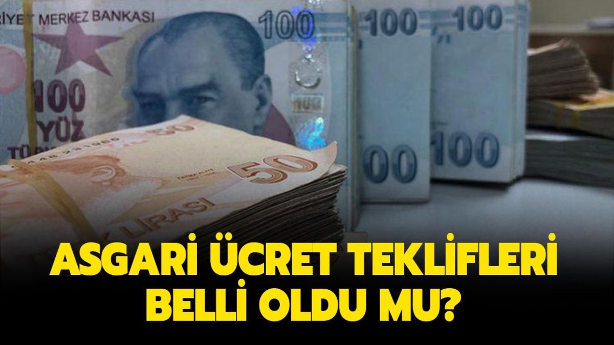 Asgari ücret görüşmeleri ne zaman bitiyor" 2022 Türk İş asgari ücret teklifi nedir" 