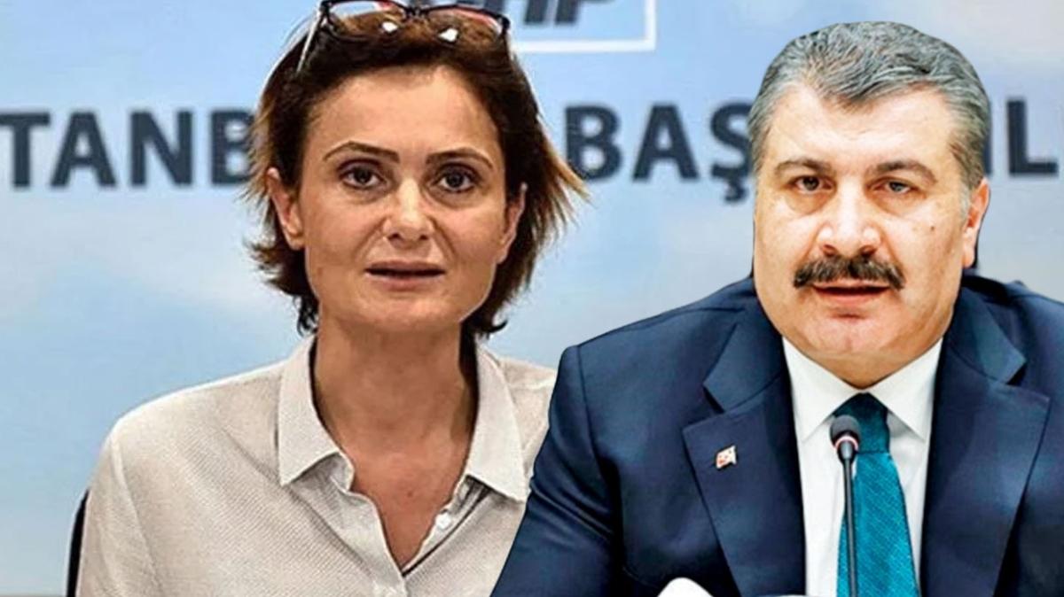 CHP'li Canan Kaftancıoğlu, Sağlık Bakanı Fahrettin Koca'ya teşekkür etti