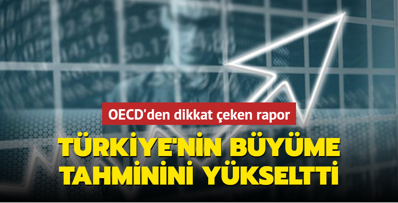 OECD'den dikkat eken rapor: Trkiye'nin byme tahminini ykseltti