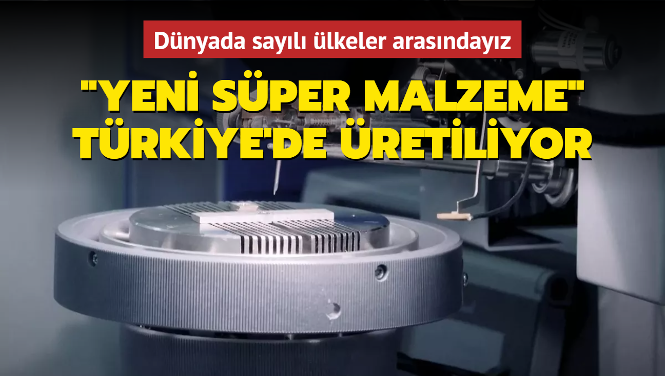 Dünyada sayılı ülkeler arasındayız... "Yeni süper malzeme" Borofen Türkiye'de üretiliyor