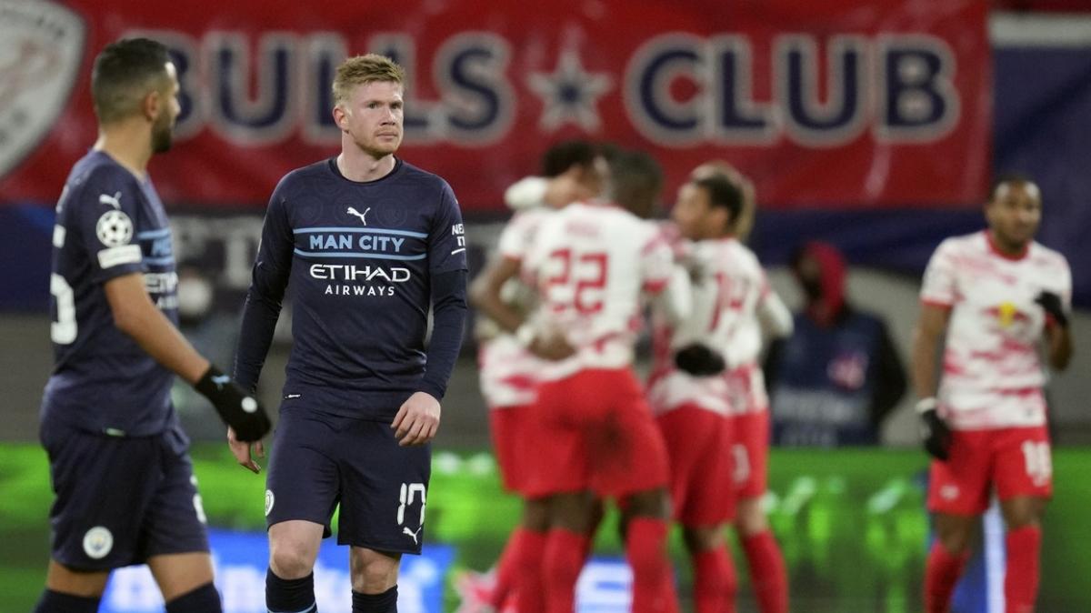 Leipzig, Manchester City'yi devirdi Kupa 2 biletini kaptı