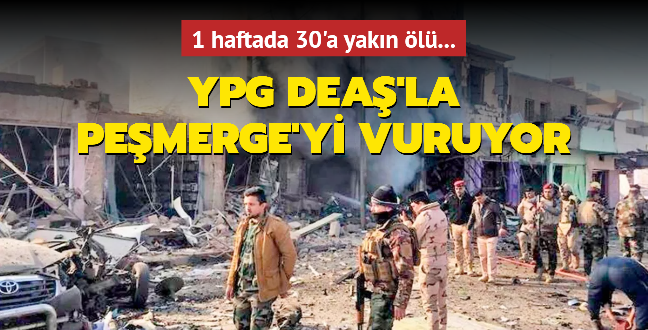 YPG DEAŞ'la Peşmerge'yi vuruyor