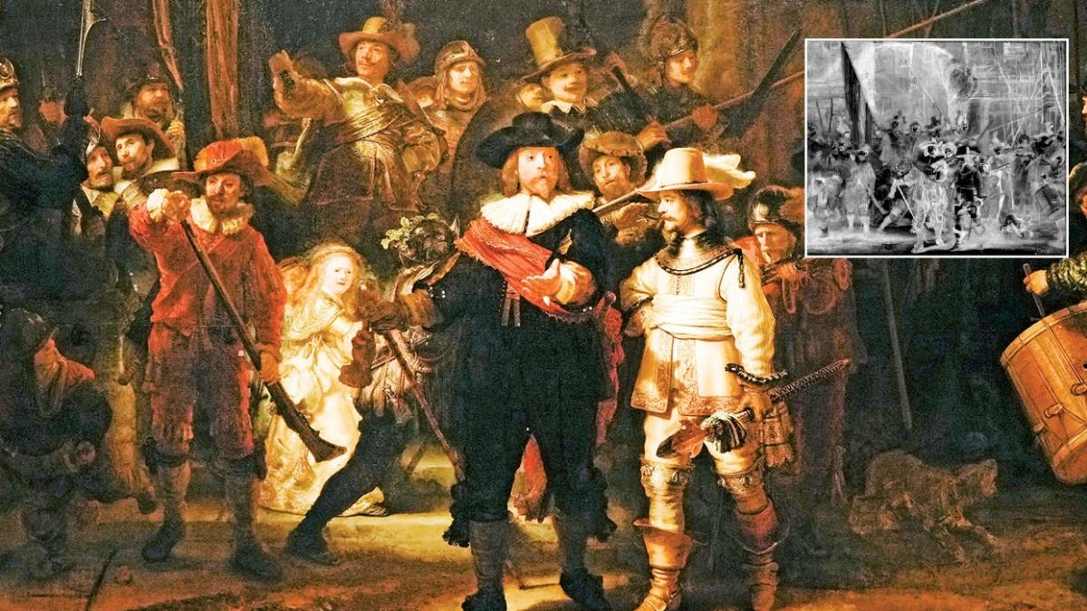 Rembrandt'ın Gece Devriyesi isimli tablosunda keşfedildi! 377 yıllık eskiz ortaya çıktı