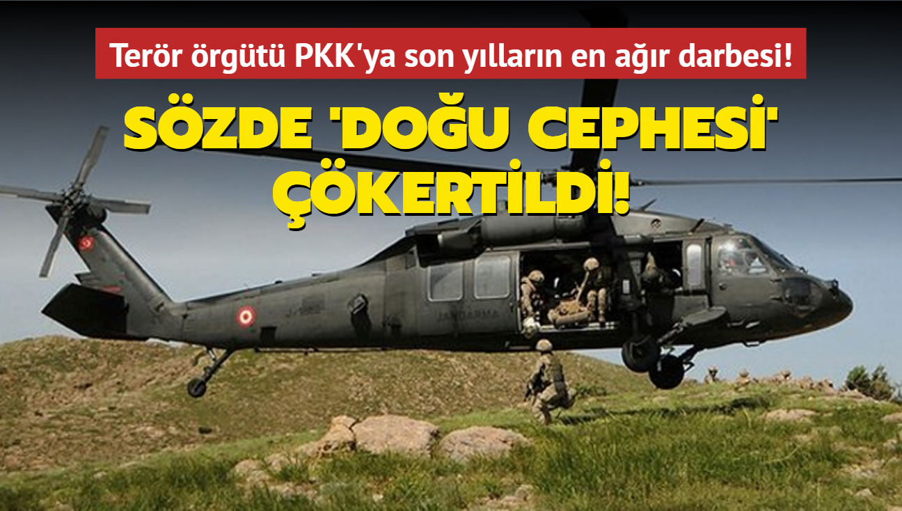 Terr rgt PKK'ya son yllarn en ar darbesi! Szde 'dou cephesi' kertildi!