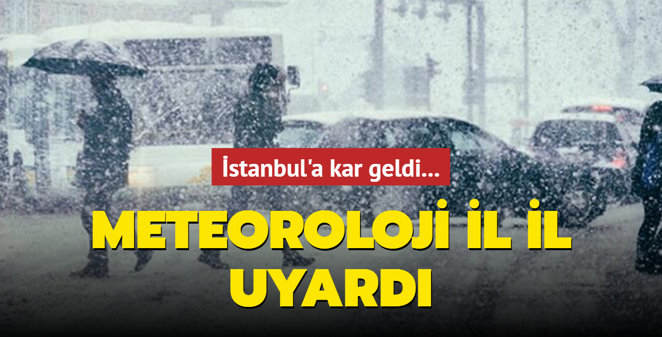 istanbul a kar geldi meteoroloji den son dakika uyarisi
