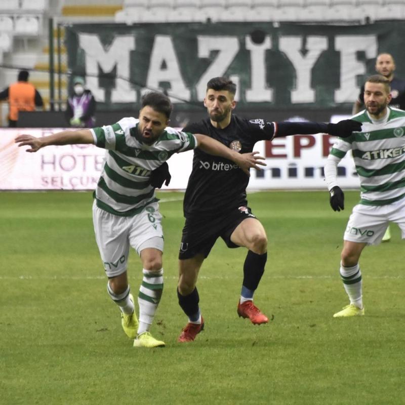 Galibiyet 90+3'de geldi! Maç sonucu: İttifak Holding Konyaspor-Fraport TAV Antalyaspor: 1-0