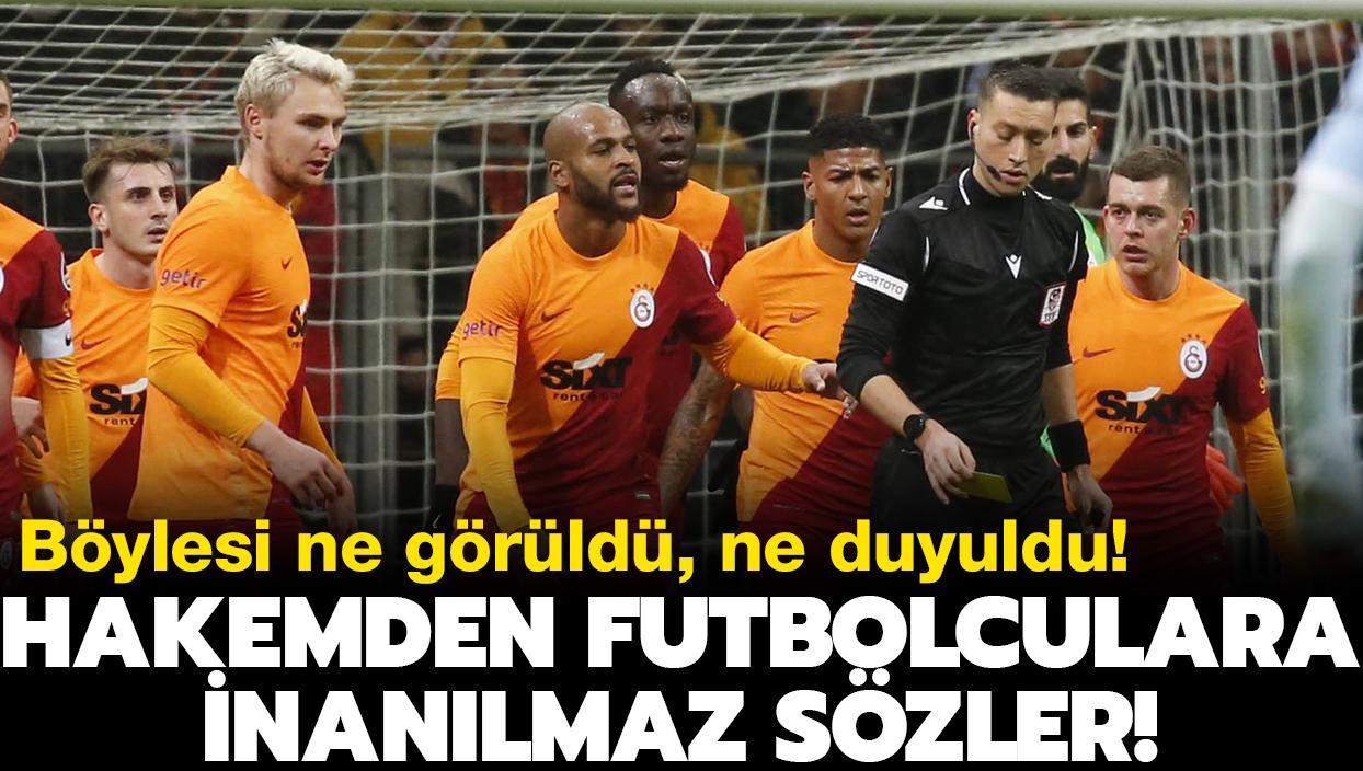 Hakem Zorbay Kk'ten Galatasarayl futbolculara: Sizin ne haltlar yediinizi biliyorum, yalanclar!