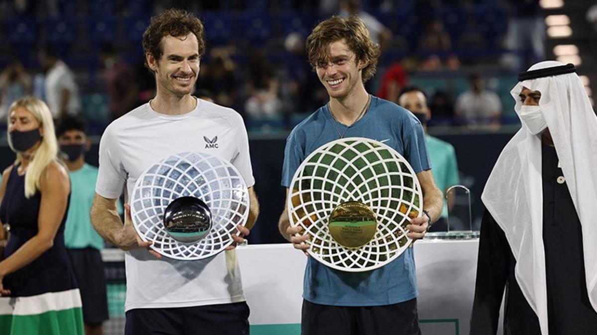 Murray, Rublev'e Abu Dhabi'de finalde kaybetti