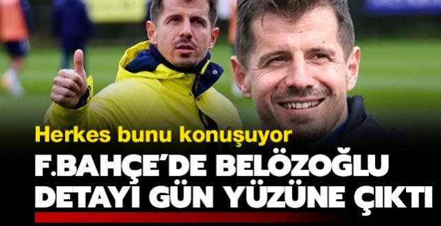 Fenerbahçe'de Emre Belözoğlu detayı gün yüzüne çıktı! Herkes bunu konuşuyor